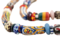 The Bead Chest Premium Ghana Glass Beads: Artisan Krobo & Recycled Glass Medley, Full Strand